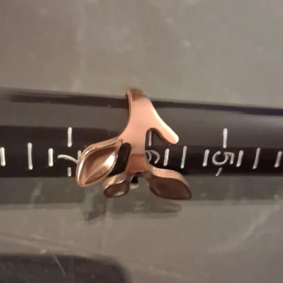 LEAF SPOON RING - Picture 2 of 5